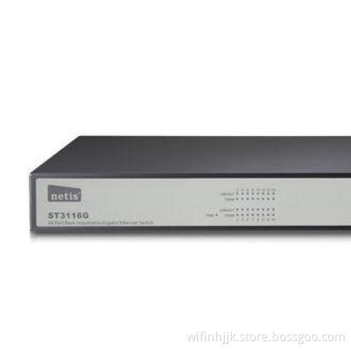 CE Gigabit Ethernet Switches 1000Mbps 16 Port 110V / 220V